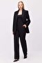 Women's Wide Leg Fabric Trousers - 2
