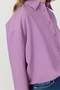 Women's Oversize Striped Shirt - 7