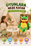 Frog plush toy 44cm sitting model soft textured cute children's room toy and playmate - 5