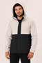 Men's Stone - Black, Contrast Dual Color, Hooded, Water and Wind Resistant Raincoat/Windbreaker - 3