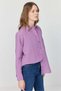 Women's Oversize Striped Shirt - 3
