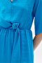 SATIN DRESS WITH WAIST DETAIL - 7