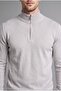 Standard Fit Regular Cut High Collar Half Zipper Basic Plain Knitwear Sweater A5184Ax26Au - 6
