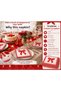 Bow Patterned 16-Piece Party Napkins 33X33 cm |   Stylish Napkin with Bow |   Birthday Baby Shower Special Day |   Pink Black Red Lilac