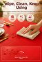 Red Plastic Tablecloth 137X180 cm Disposable Wipeable Party Invitation Cover for Organization 1 Piece - 4