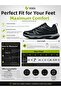 2416 Men's Black Short Trekking Outdoor Four Season Shoes - 7