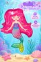 Mermaid Foil Balloon - Pink-Haired Mermaid Foil Balloon