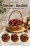 Wicker Jute Candy Basket, Henna, Wedding, Promise Basket, Handcrafted 25X7