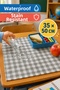 Stain-Proof and Liquid-Proof Lunch Mat 35×50 cm – Set of 3 for Primary School and Kindergarten - 4