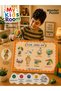 6-Piece Wooden Puzzle Set Educational Learning Find & Match Puzzle Sea & Air Vehicles School Items Land Vehicles Numbers Vegetables - 3