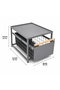 Metal Drawer Multi-Purpose Organizer - with Drawers - Easy and Convenient Use - 2