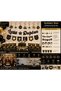 Birthday Decoration Set Gold and Silver Stars |   Happy Birthday Party Set |   Gold and Silver Star Decoration |   3D Glasses Cake Decoration Corn Box Birthday Party Set Ornament - 2