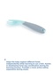 Angled Food Fork Spoon Set - Green - 5