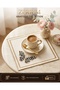Premium 6-Piece Cocktail and Coffee Presentation Napkins with Checkered Butterfly Embroidery - 3