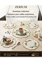 Premium Set of 6 Cocktail and Coffee Presentation Napkins with Cross-Stitch Embroidery - 5