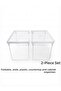 Large Plastic Countertop and Cabinet Organizer with Folding Legs (23.5X38 cm)