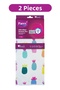 Microfiber Two-Piece Pomegranate and Pineapple Patterned Cloths Double Pack