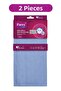 Microfiber Multi-Purpose Cloth Blue Double Pack