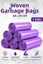 Drawstring Garbage Bag with Lavender Scent 65×70 cm Large Size 5 Rolls Durable Leak-Proof Thick Garbage Bag