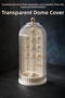 Fanus Revolving Jewelry Organizer with Lid Double Sided Transparent Earrings Necklace Ring Jewelry Organizer Desktop Stand - 4