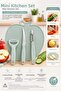 Mini Kitchen Set – 4-Piece Practical Chopping and Peeling Set