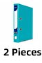 2 Narrow Plastic Folders A4 Folders