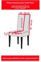 High Quality Jacquard Chair Cover Elastic Washable Non Slip Kitchen Diner Chair Cover Chair Cover Single Piece - 2