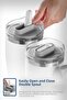 Fika Lumi Patented Leak-Proof Double Spout Steel Thermos with Rotating Handle 950 ml - White - 5