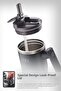 Fika Lumi Patented Leak-Proof Steel Thermos with Rotating Handle 1200 ml - Anthracite - 4