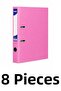8 Pieces Narrow Plastic Folder A4 Folder