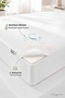 Soft-Silent Bamboo Fabric Liquid-Proof Fitted Mattress Protector Mattress Protector - 2