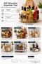 Rotatable In-Cabinet Organizer Tray 29cm Organizer Rd114 - 6