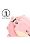Children's Travel Pillow and Eye Mask-Adoramals Fuff the Puffer Fish - 5