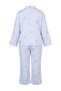 Blue China Closed Floral Large Size Pajama Set Tbbaw27Ai00056 - 9