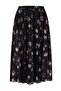 Çok Renkli Çiçek Desenli Maxi Boy A-Kesim/Çan Form Örme Tesettür Etek TCTAW27EE00004 - 5