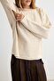 Stone Soft Textured Sleeve Functional Special Quality Knitwear Sweater Twoaw27Kz00084 - 6