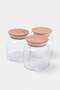 3-Piece Wooden Beech Lid Jar Set 635 Cc Tphaw27Kvn00004 - 4
