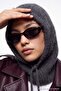 Soft Textured Tie-Back Knitwear Balaclava Beanie Twoaw26Br00002 - 5
