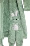 Mint Belted Animal Figured Hooded Wellsoft Winter Knitted Dressing Gown Thmaw25Sb00006 - 5