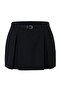 Anthracite Woven Large Size Skirt - 6