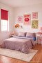 Double Retro Themed Elastic Sheet Duvet Cover Set 200X220Cm Tphaw27Ckn00004