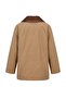 Wardrobe Essentials Bej PU Yaka Detaylı Oversize Midi Trençkot TWOAW27TR00028 - 7