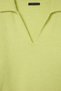 Light Green Polo Collar Soft Feel Crop Knitwear Sweater Tbbaw26An00024 - 7