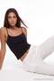 Black Cotton Thin Strap 2-Piece Knitted Undershirt Thmaw27Al00003 - 3