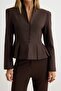 Brown-Multicolor Blazer Jacket Twoaw27Bc00003 - 4