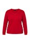 Wardrobe Essentials Kırmızı V Yaka Özel İplik Fitted Triko Kazak TBBAW27AN00041 - 6