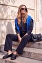 Wardrobe Essentials Siyah Az Esnek Yüksek Bel Wide Leg Geniş Paça Jeans TWOAW27JE00081 - 4