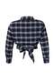 Multi Color Winter Crop Plaid/Check Plus Size Shirt Tbbaw27Ax00004 - 2