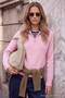 Wardrobe Essentials Dusty Rose Soft Zipper High Neck Knitwear Sweater Twoaw27Kz00127