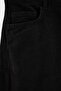 Siyah Kadife 100% Pamuk Straight Fit Boru Paça Erkek Pantolon TMNAW27PL00013 - 6